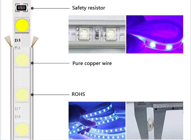 Tira Led 5050 110v, RGB, Exterior, 100 mts. Manguera Led