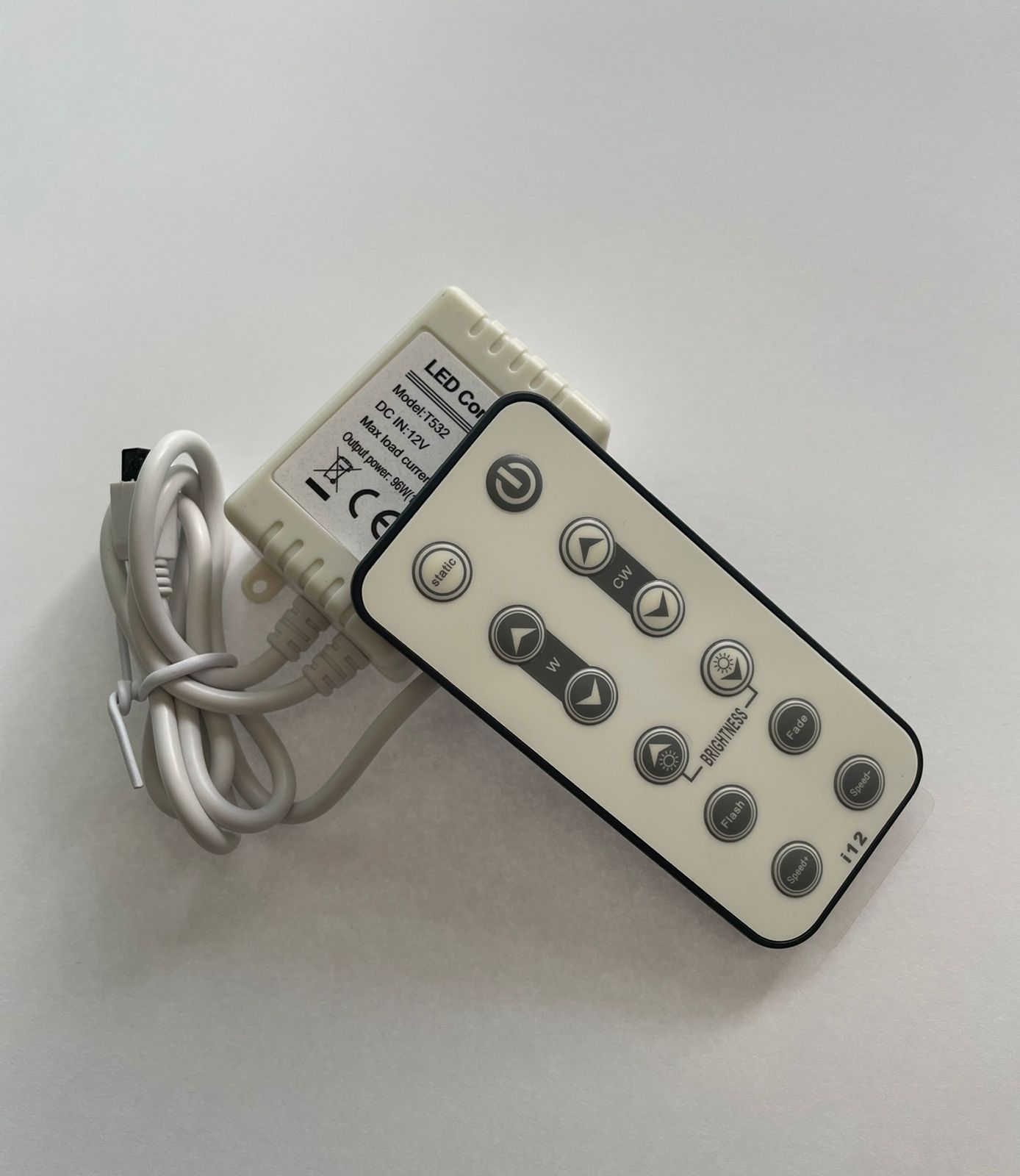 Controlador monocolor IR + mando para Blanco Cálido/frío