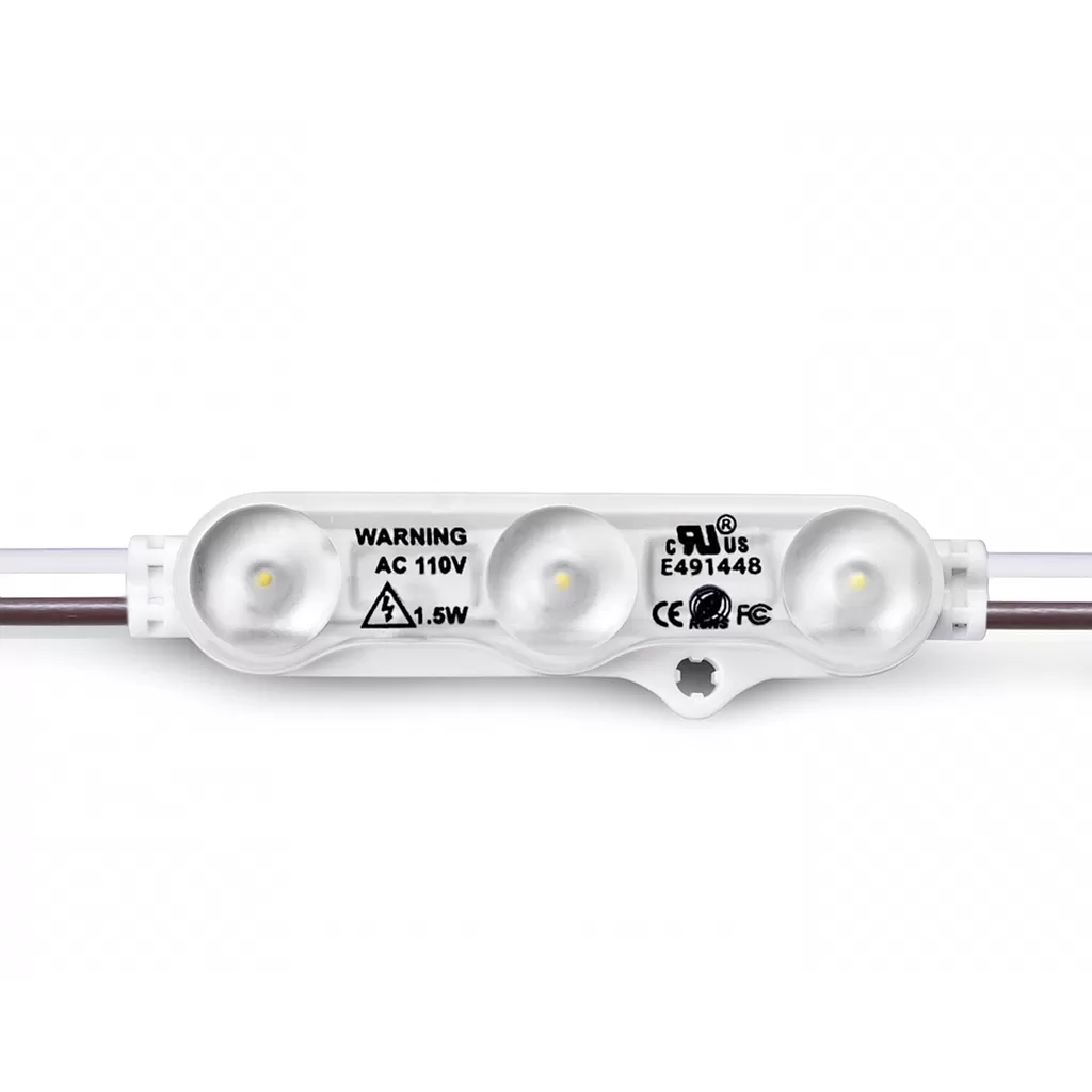 Módulo LED 110V, 3x12835, IP67, Blanco frío, 1.5W