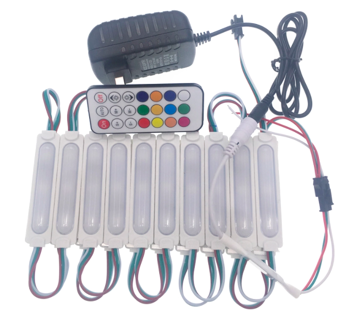 Kit de luces de módulos LED 5050 RGB,  Ws2811, para exteriores