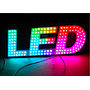 Pixel Led RGB, Ø12mm, 50 led, 0,3W/led, DC5V, Tipo Bala